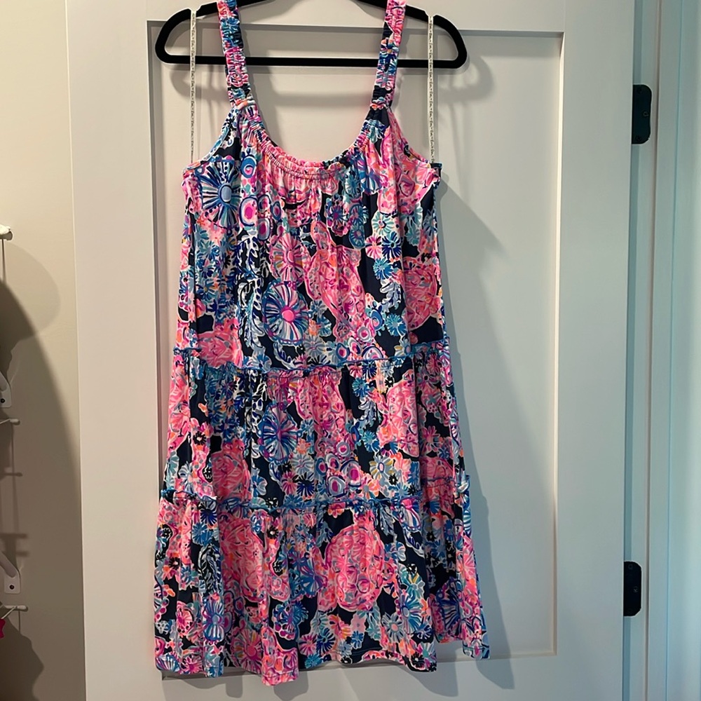 Lilly Loro Dress in High Tide Navy